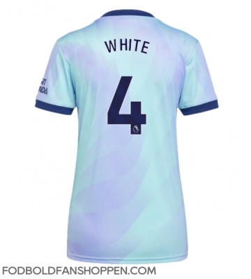 Arsenal Ben White #4 Tredjetrøje Dame 2024-25 Kortærmet